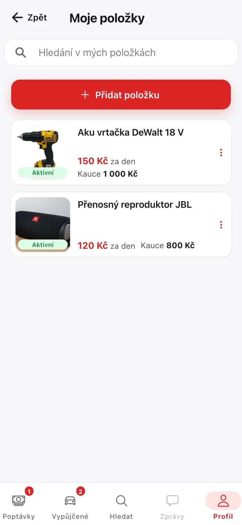 Moje předměty